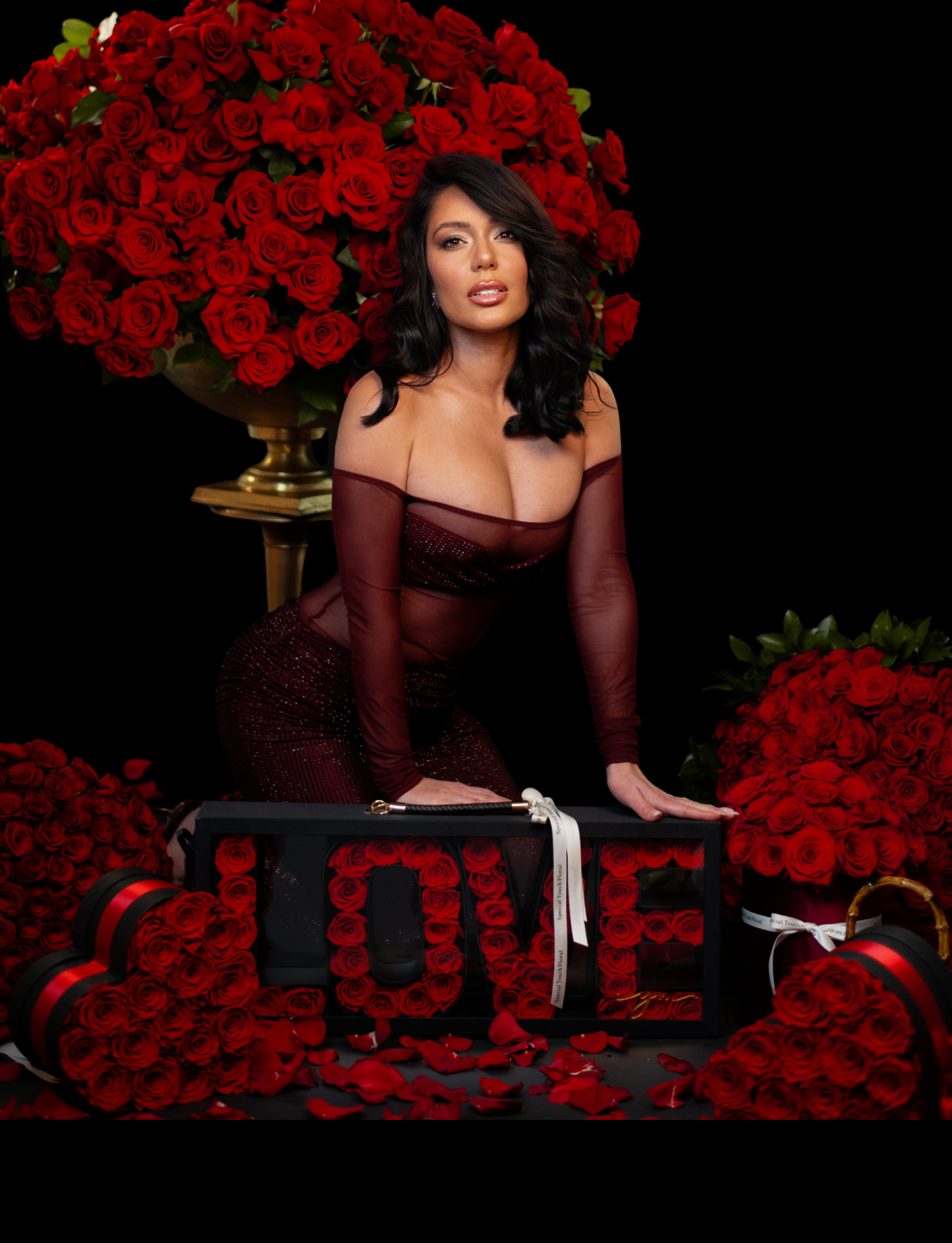 Forever Yours - Preserved Roses LOVE Box